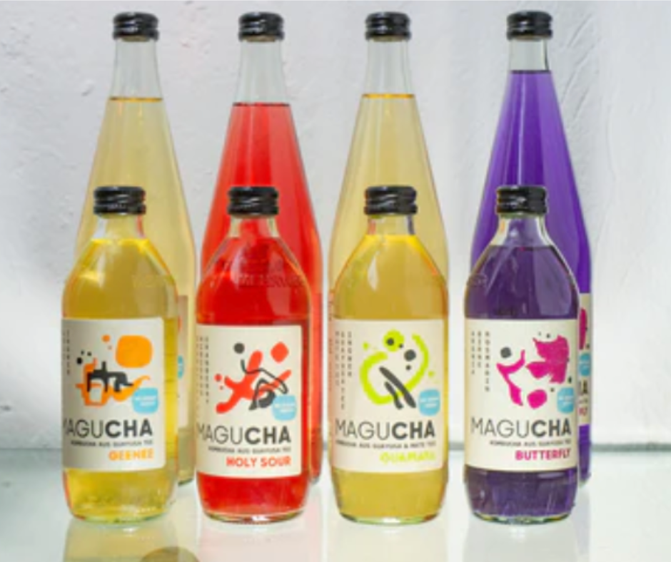 Magucha Kombucha - Einzigartig fermentiert, Low Calorie und Natürlich Erfrischend!